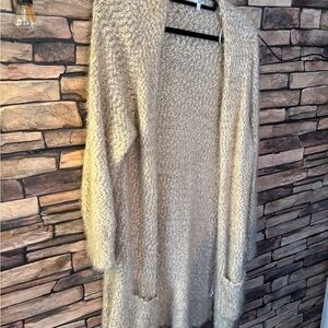 Chelsea & Theodore Cream Cardigan Sweater